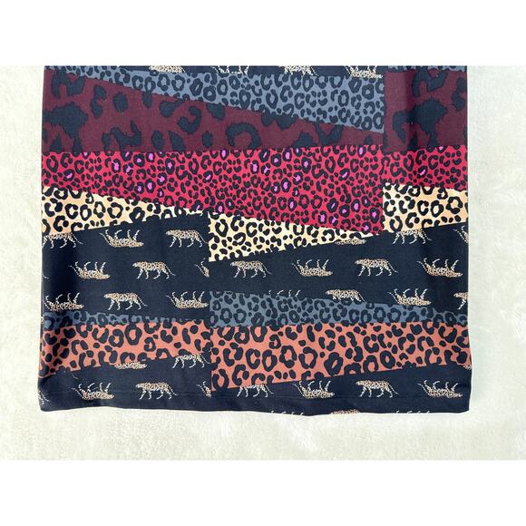Victoria Sport Leopard Open Back Dress 3/4 Sleeve Black NICE Bodycon MEDIUM‎ - Picture 11 of 16